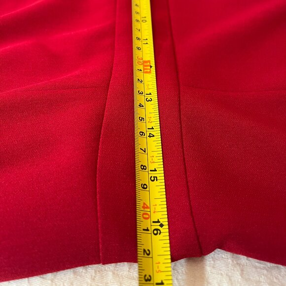 NEW KASPER Sleeveless Sheath Dress - Fire Red - NWT - Seamed Waist, Size 10 - Picture 11 of 13